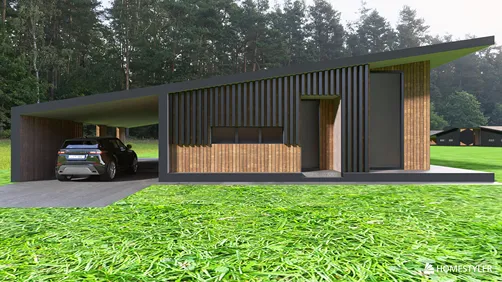 Modern Wooden House Design