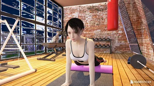 Fitness on the roof