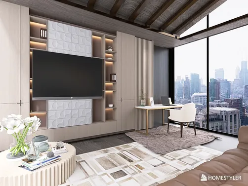 Modern Attic Room Design